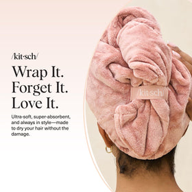 Kitsch towel styled in bathroom setting suggesting daily routine ease