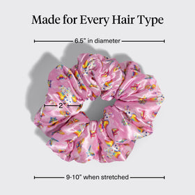 Kitsch Lisa Frank in-hair ponytail showcasing comfortable grip and no-crease result