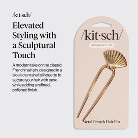 Kitsch metal finish closeup highlighting smooth anti‑rust surface benefit