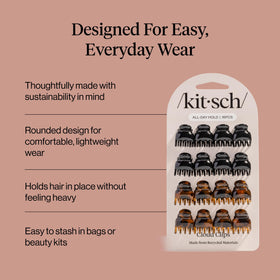 Kitsch mini clips held in hand showing size and portability benefit
