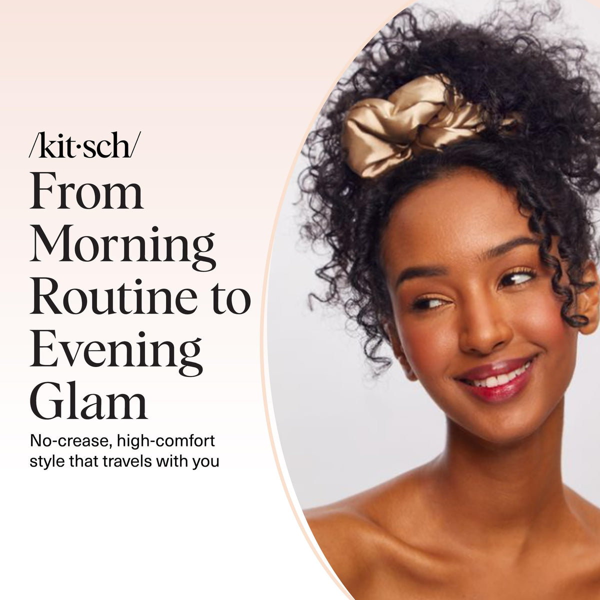 Kitsch two-piece pack opened to show both scrunchies ready for use