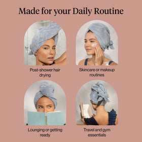 Kitsch towel neatly folded for travel showing compact packability and quick-dry benefit