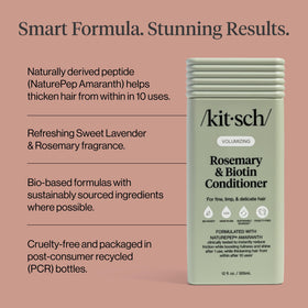 Kitsch pump dispensing conditioner to show easy application and control