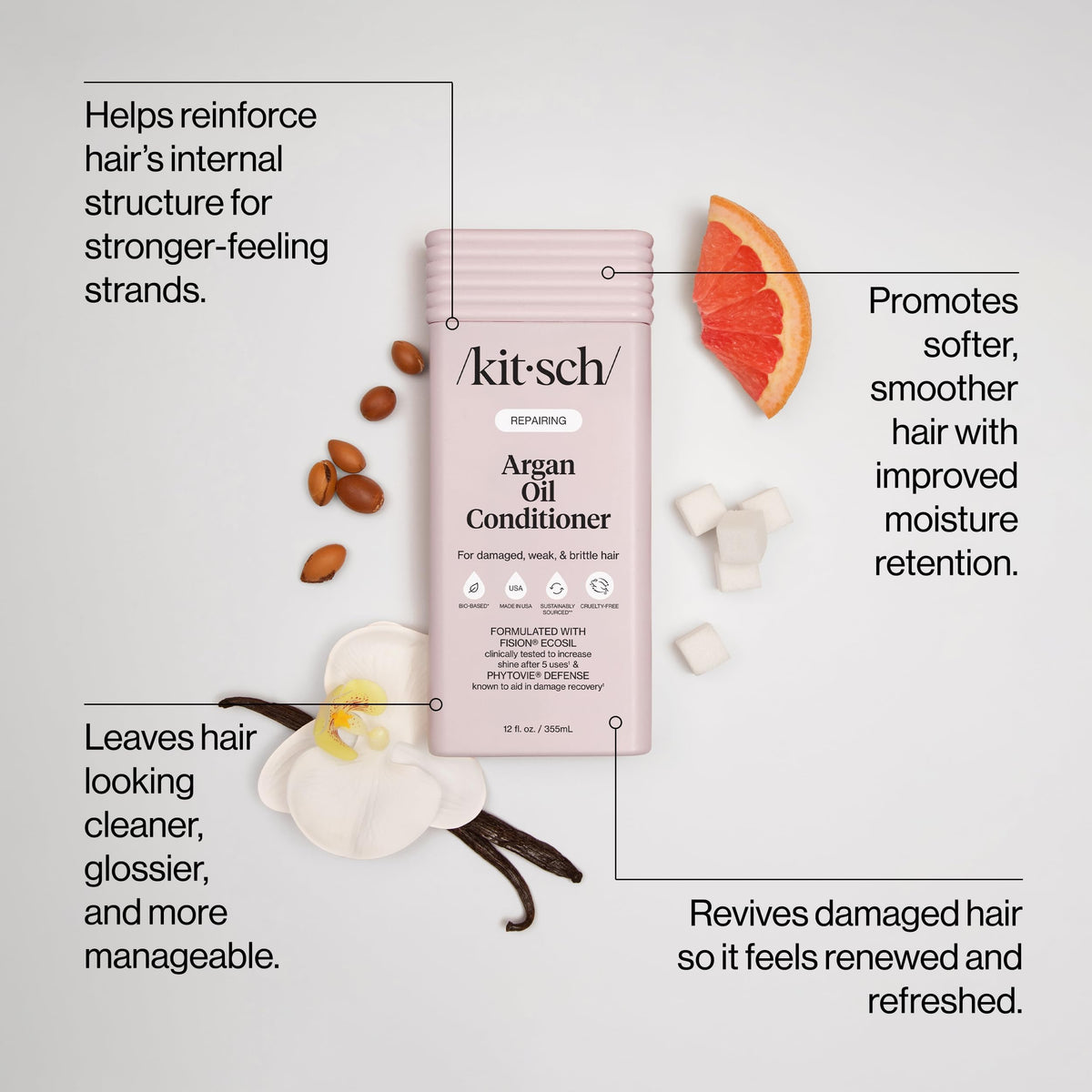 Kitsch pump dispensing conditioner for easy measured application