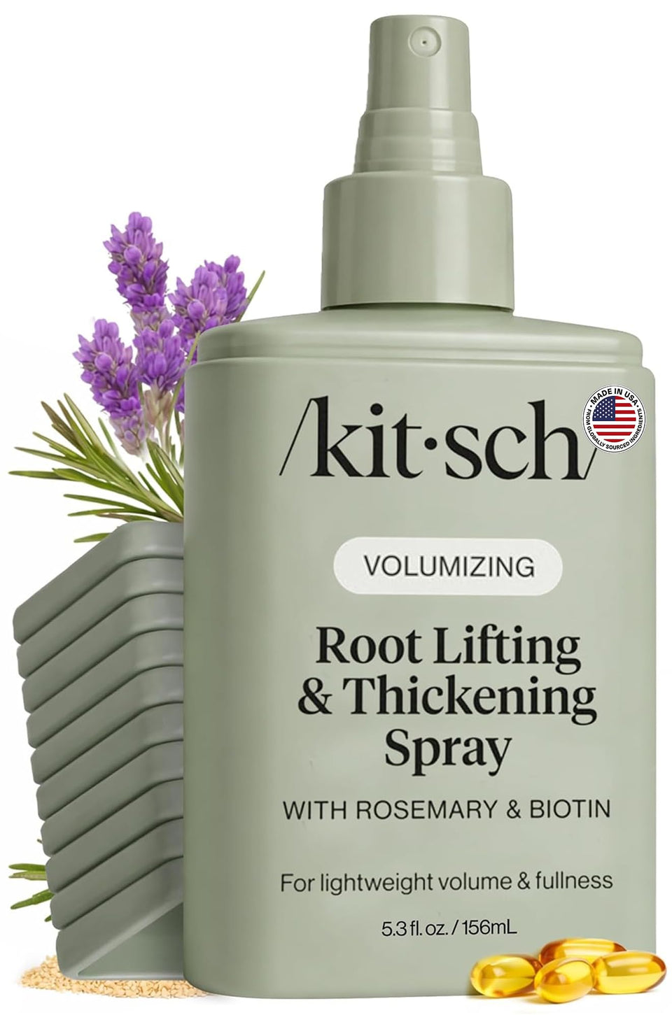 Kitsch front bottle showing product and branding for easy recognition