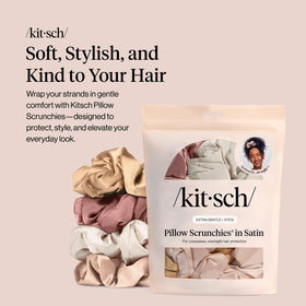 kitsch scrunchie on wrist as accessory and convenient wear benefit