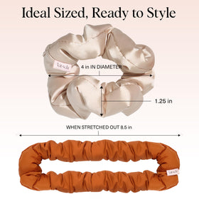 Kitsch holding high ponytail securely without pulling or creasing