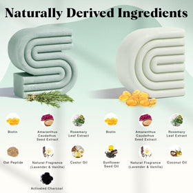 Kitsch shampoo bar lathering with rich foam for gentle cleanse