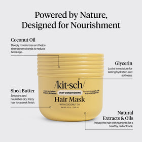 Kitsch jar held in hand to show 10 oz size and portability benefit
