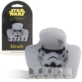 Kitsch Stormtrooper clip front view showing motif and secure hold