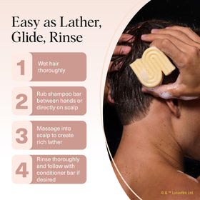 Kitsch after-use styled hair showing shine and improved manageability benefit