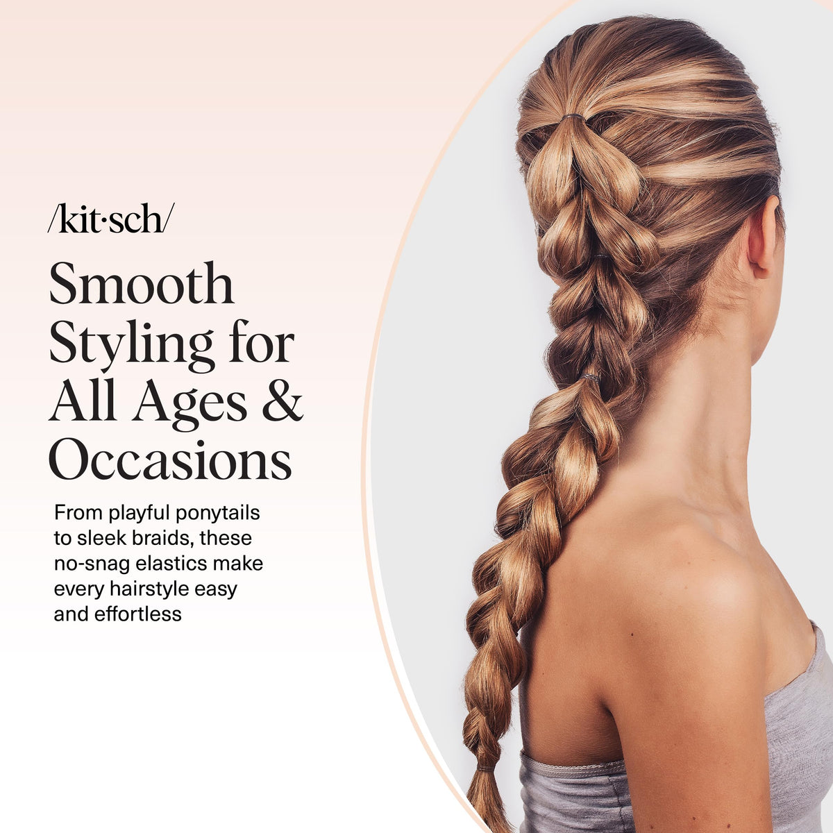 Kitsch elastics on a stylist station showing professional durability