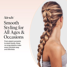 Kitsch elastics on a stylist station showing professional durability