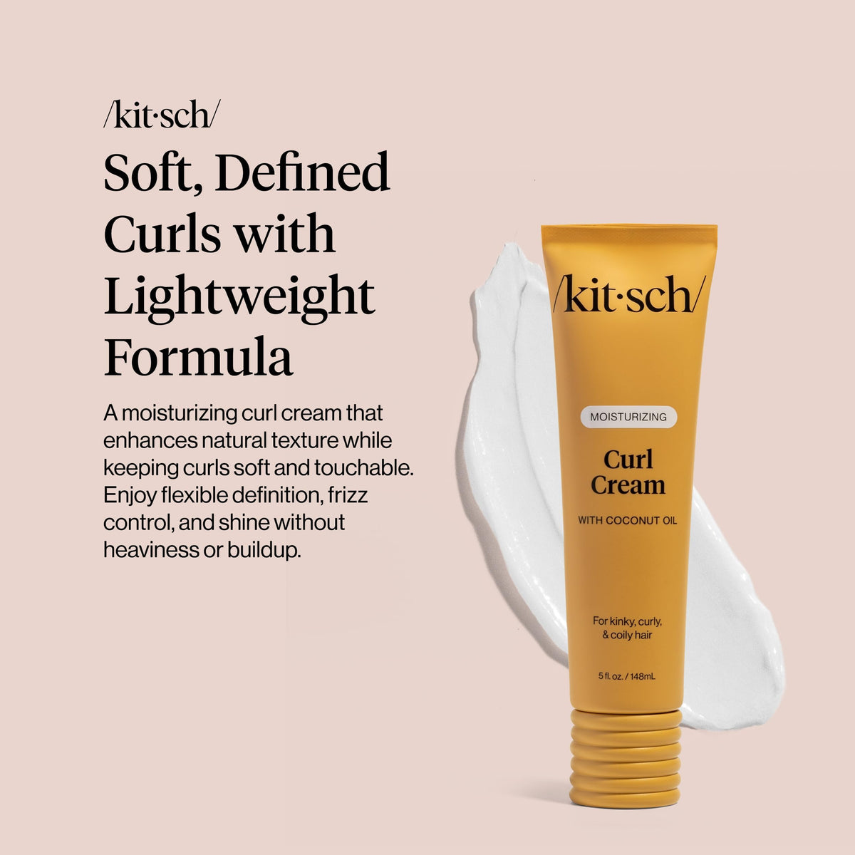 Kitsch cream texture close-up showing lightweight hydration benefit