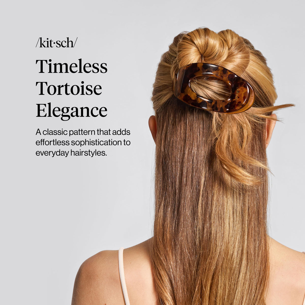 Kitsch tortoise side profile highlighting slim silhouette for comfort