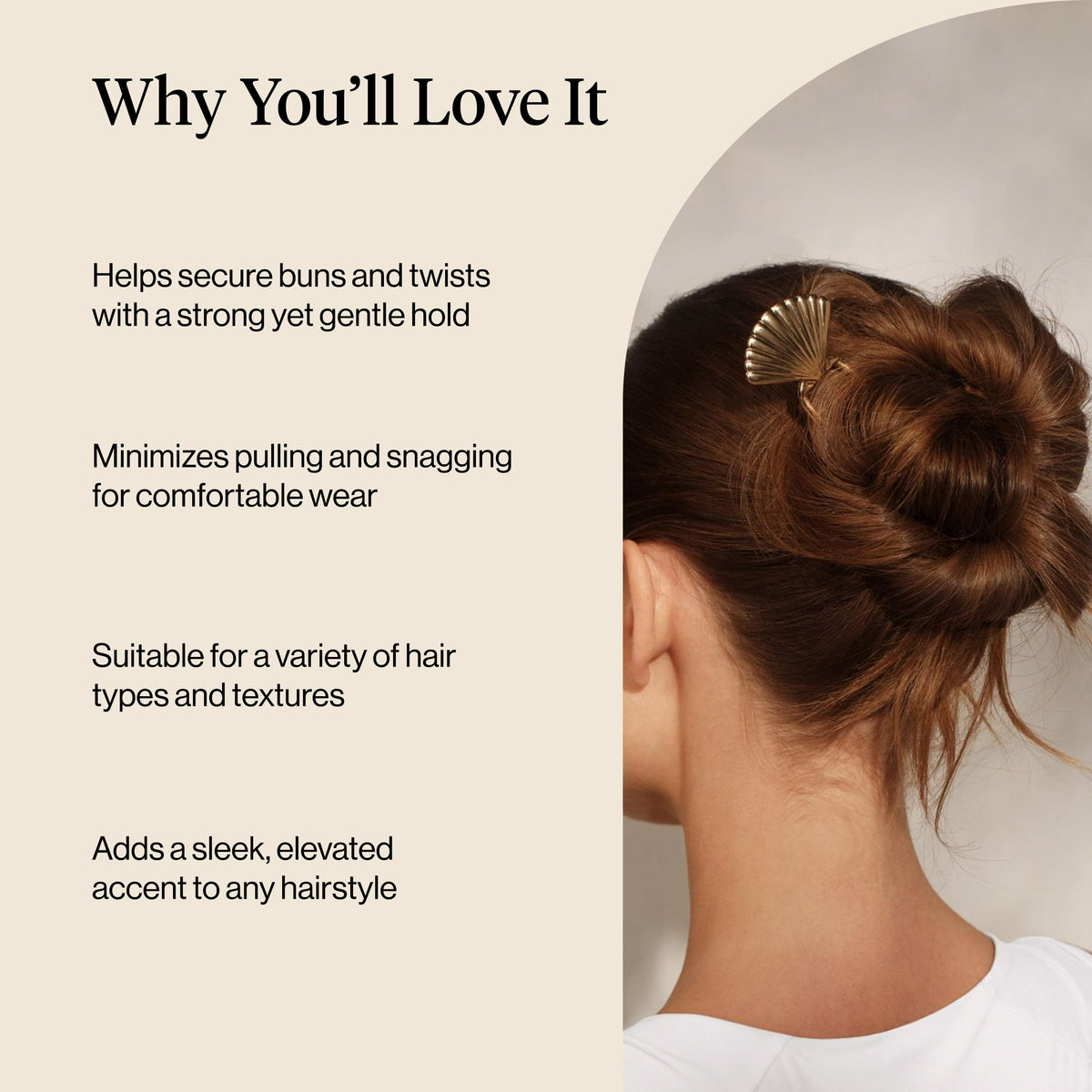 Kitsch U‑shape profile illustrating ergonomic hold and comfortable fit