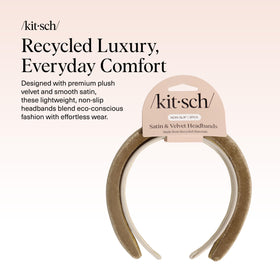 Kitsch velvet close-up showing plush texture and comfortable hold benefit