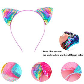 KIUSOWAYD headband worn by model at a party, adds playful cosplay sparkle