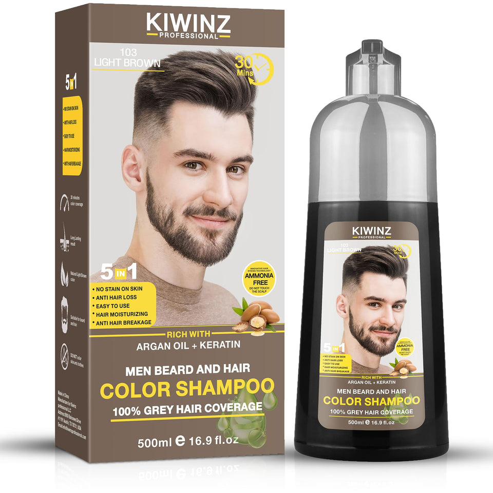 Kiwinz Professional front packaging showing bottle and label benefits