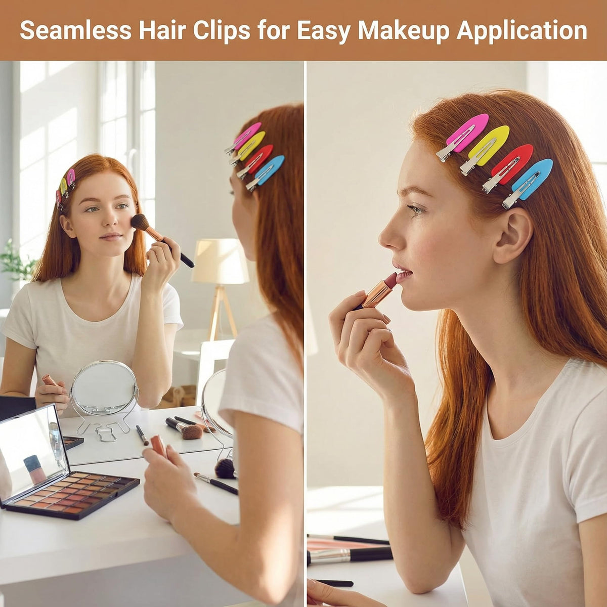 KJML DIY clips arranged in salon setting highlight professional-ready use
