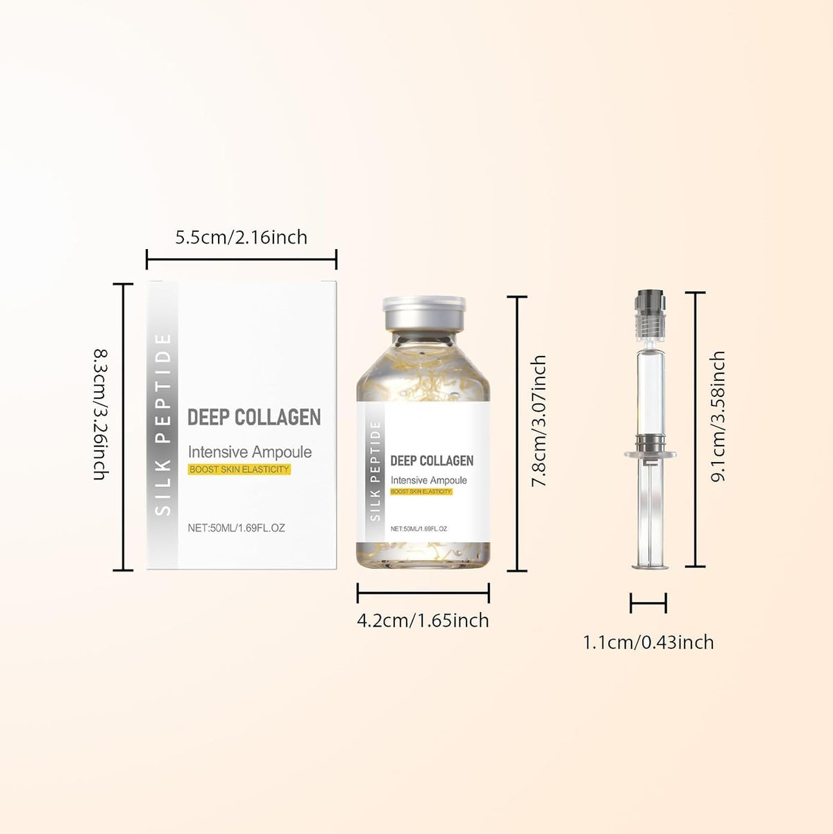 KKINYAS ampoule with cap removed demonstrating easy tilt dispense