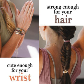 K'lani Breathe close-up of elastic texture showing soft multi-layer strands for gentle grip