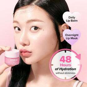 KLAVUU open jar top view with glossy product highlighting overnight moisture benefit