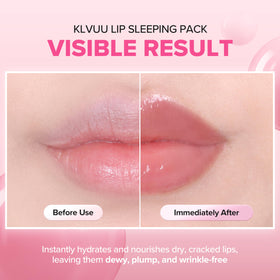 KLAVUU creamy lip mask texture close-up illustrating smooth spreadability benefit