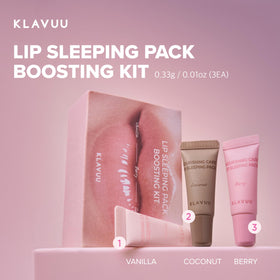KLAVUU lip scrub texture close-up showing gentle exfoliation benefit