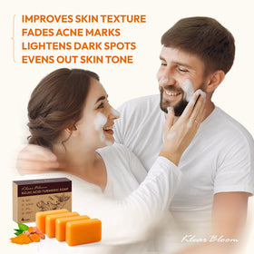 KlearBloom lather in hand demonstrating gentle cleansing and hydration