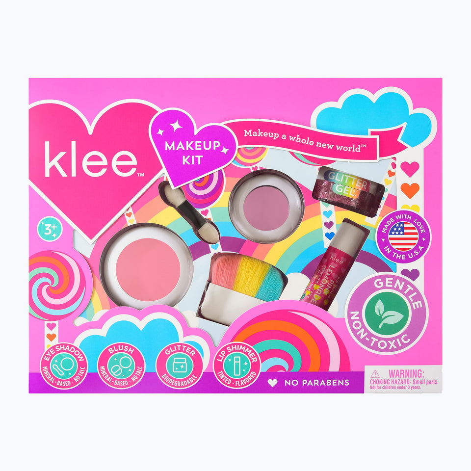 Klee Naturals front packaging showing the whole Breezy Does It kit and safe formulation benefits