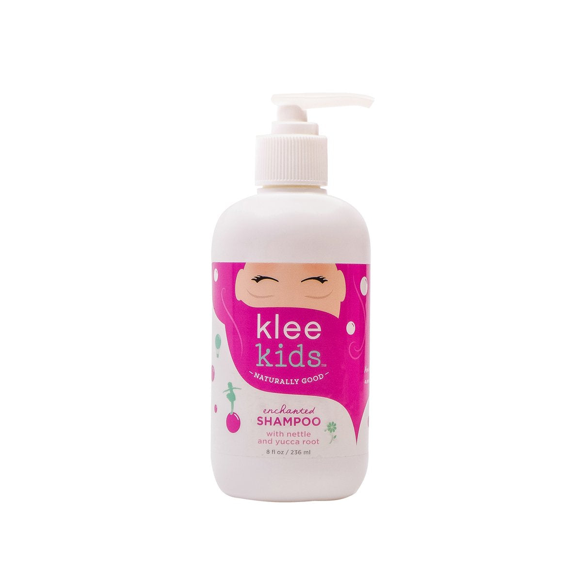 Klee Naturals close-up pour of conditioner illustrating creamy slip