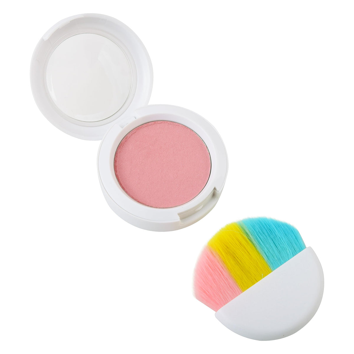 Child applying Klee Naturals makeup during playtime showing simple, low-mess use