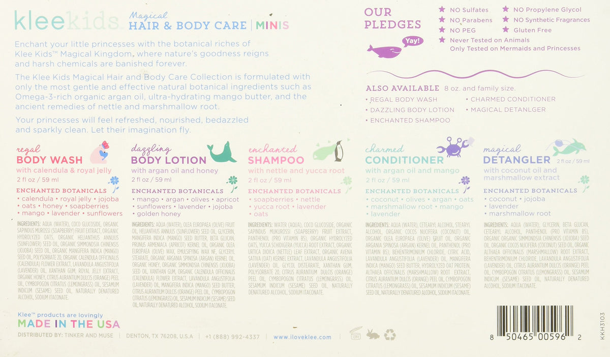 Klee Naturals kids bathtime in use demonstrating gentle cleansing and easy detangling