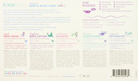 Klee Naturals kids bathtime in use demonstrating gentle cleansing and easy detangling