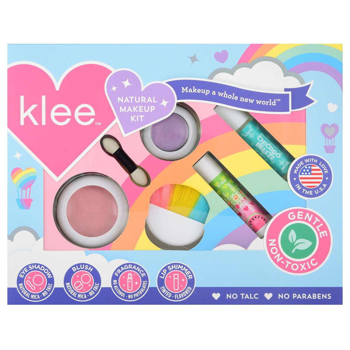 Klee Naturals kit front packaging showing safe kid-friendly design and clean ingredients