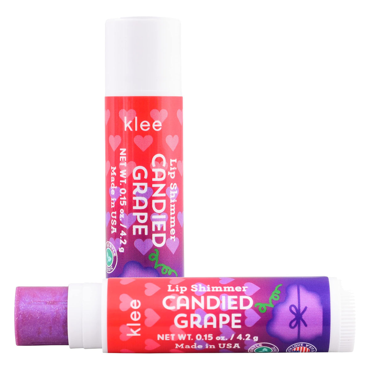 Klee Naturals kit in a child's hand demonstrating compact, travel-friendly size