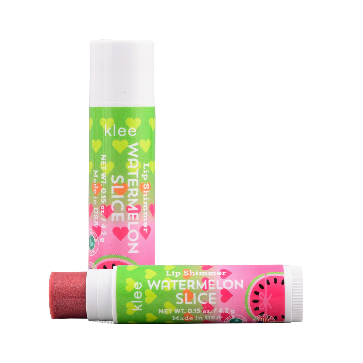 Klee Naturals product label close-up noting made in USA and mild ingredients