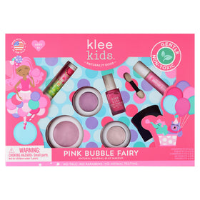 Klee Naturals front packaging showing Pink Bubble Fairy kit and safe ingredients