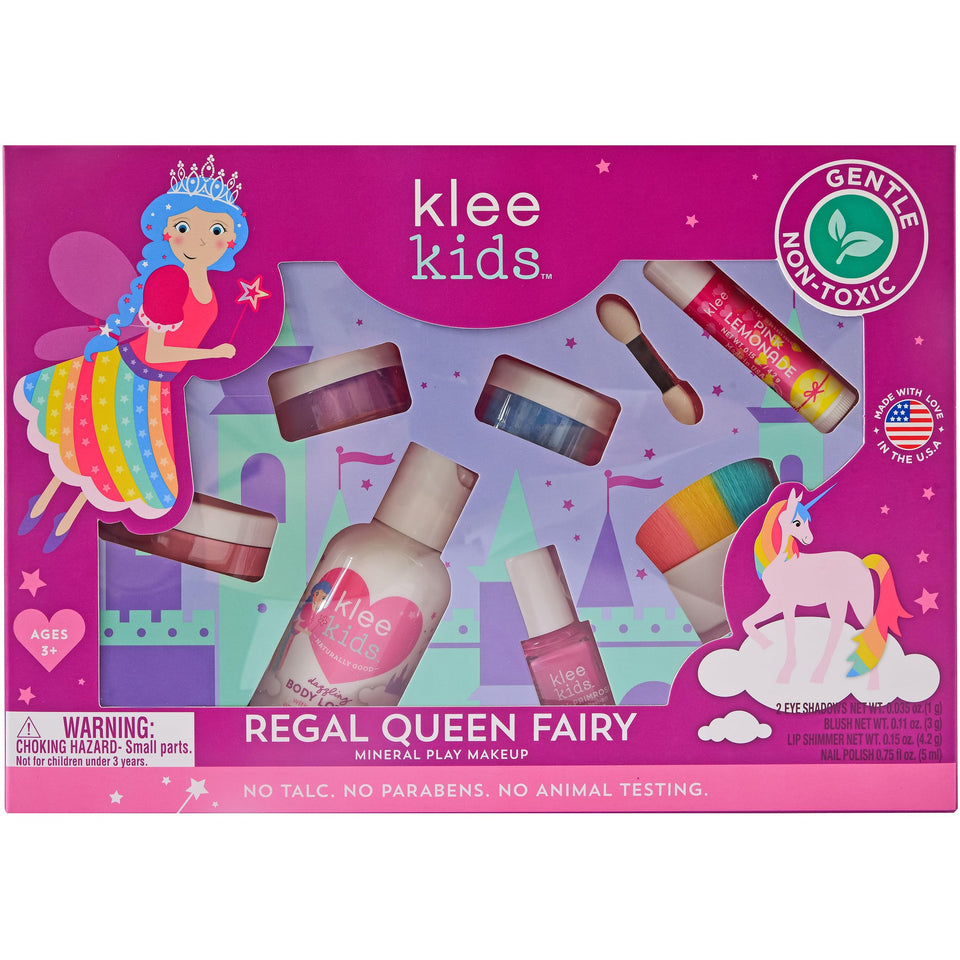 Klee Naturals front packaging showing entire Regal Queen Fairy kit benefits