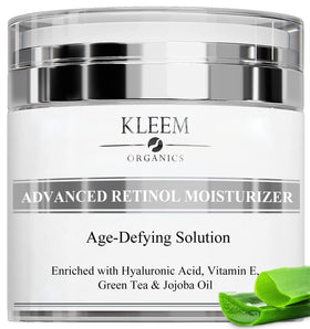 Kleem Organics front packaging showing clean night cream design and benefits