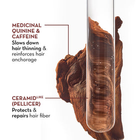 Klorane application in hands demonstrating easy distribution and detangling
