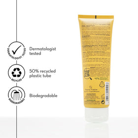 Klorane before and after dry hair smoother and shinier result