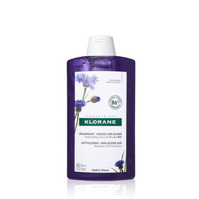 Klorane front bottle with centaury for tone-correcting benefit