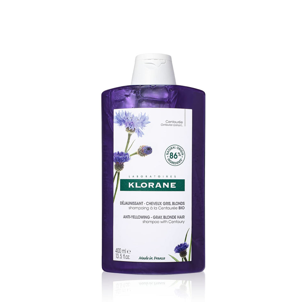 Klorane front bottle with centaury for tone-correcting benefit