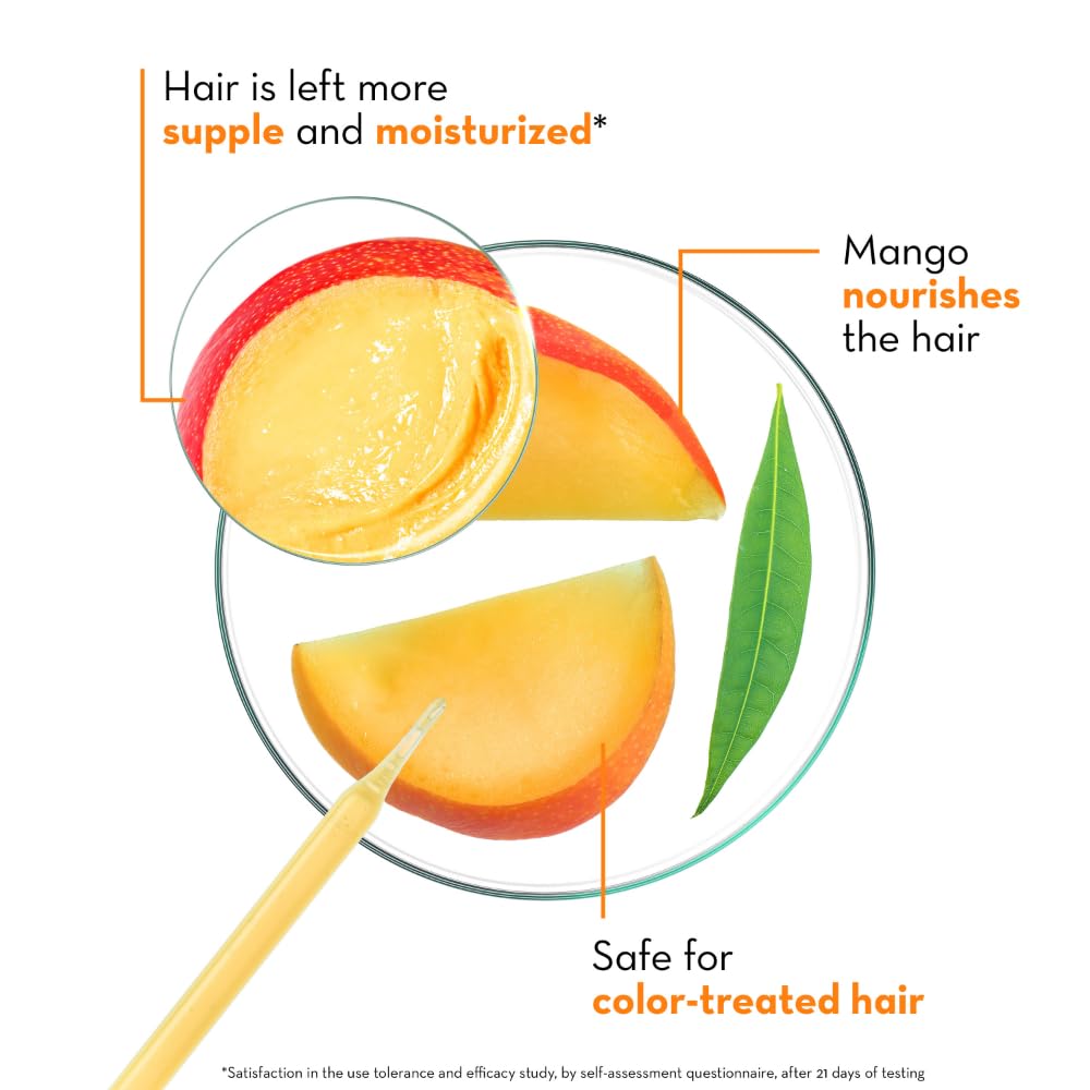 Klorane mango seed butter ingredient close-up for nourishing action