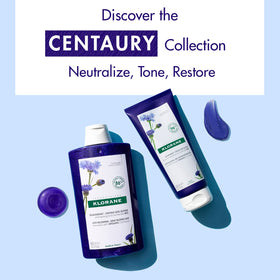 Klorane bottle on bathroom shelf suggesting salon-fresh benefit