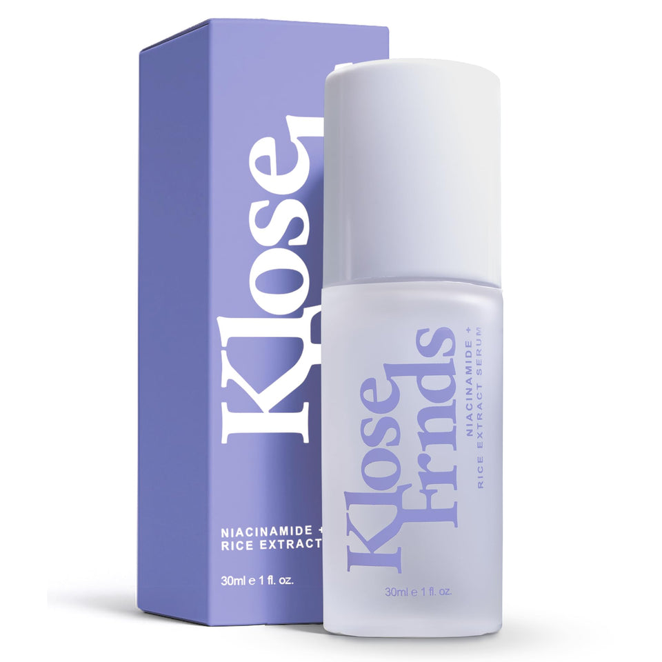 KLOSE FRNDS front bottle view showing elegant packaging and daily hydration benefit