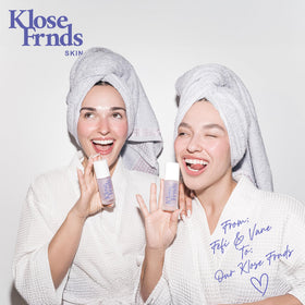 KLOSE FRNDS size comparison with a 1 fl oz bottle for travel-friendly convenience benefit