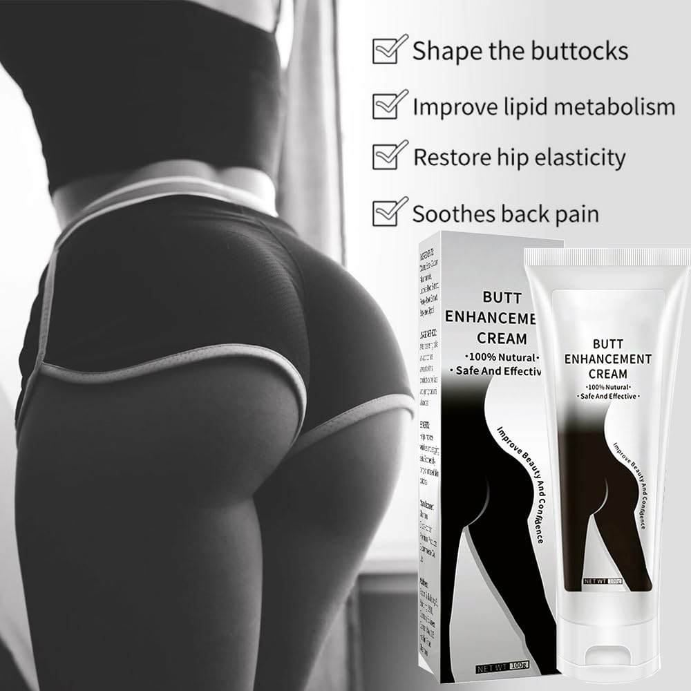 KlsyChry demonstrated buttock massage application for shaping benefit